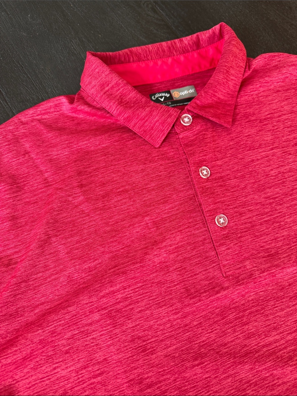 Callaway Men's Red Performance Polo - Picture 2 of 6